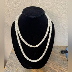 Long beaded necklace